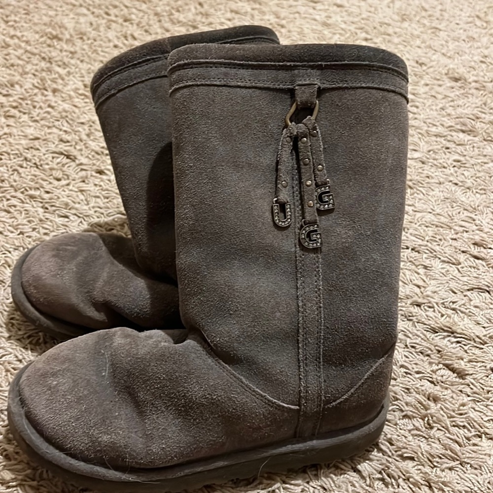 Gray Ugg boots size 5